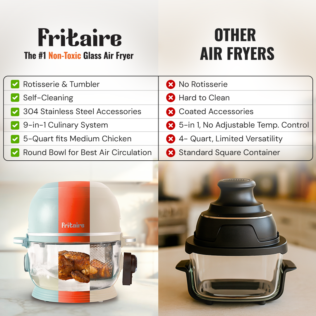 Self-Cleaning Air Fryer™ & Non-Toxic Air Fryer™ - Cherry
